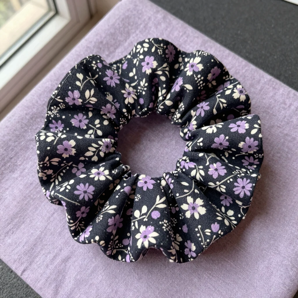 Ditsy Garden Scrunchie
